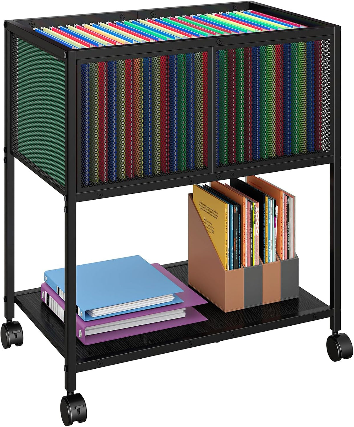 Sbanmao Rolling File Cart, Mobile File Cabinet