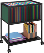 Sbanmao Rolling File Cart, Mobile File Cabinet by shengbaomaoyi