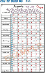 Multi-use Magnetic to-Do List Board Chore Chart List Goal Planner Task Habit - Image 3
