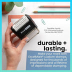 ExcelMark Custom Stamp – Clear & Crisp Impressions – Personalized Self-Inking - Image 4