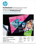 hp professional tri-fold business paper, glossy, 8.5x11 in, main product view