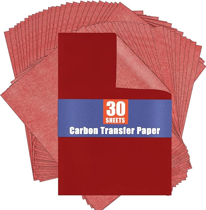 Red Carbon Paper for Tracing Graphite Transfer-Paper by PSLER