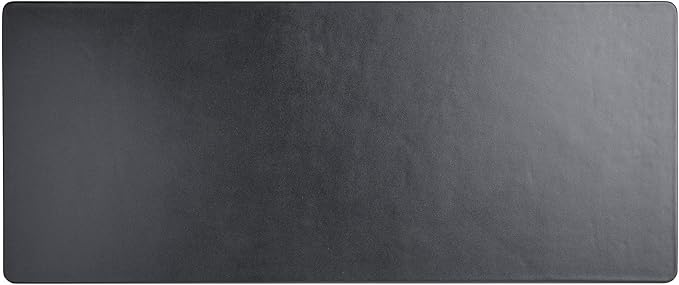 Black Leather 30" x 12.5" Keyboard/Mouse Desk Mat by Dacasso