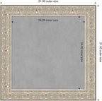 Amanti Art Silver Framed Magnetic Board 31x31 Medium Vision Board - Image 2