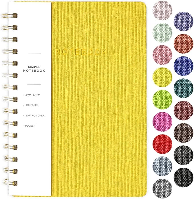 Oneirom Spiral Notebook-6.10" x 8.19" College Ruled Journal by Oneirom