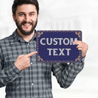 Custom Sign, Custom Street Sign, 11 Font Colors, 13 Font Styles, 4 Hole Options - Image 2