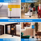 Banzoni Standing Sign Holder | Adjustable Pedestal Signage Stand - Image 7