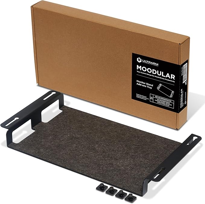 ULTRARM Moodular Add-ons Storage Tray Black MSA-TR by ULTRARM