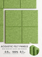 Bumusty Large Cork Board Alternative-36 x24 Felt Bulletin Board Tiles, - Image 3