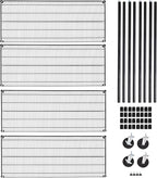 Seville Classics UltraDurable Heavy Duty NSF Solid Steel Wire Rack Storage Unit - Image 4