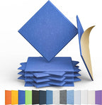 Amantech 12 Pack Acoustic Panels Self Adhesive Sound Proof Foam, High Density by Amantech