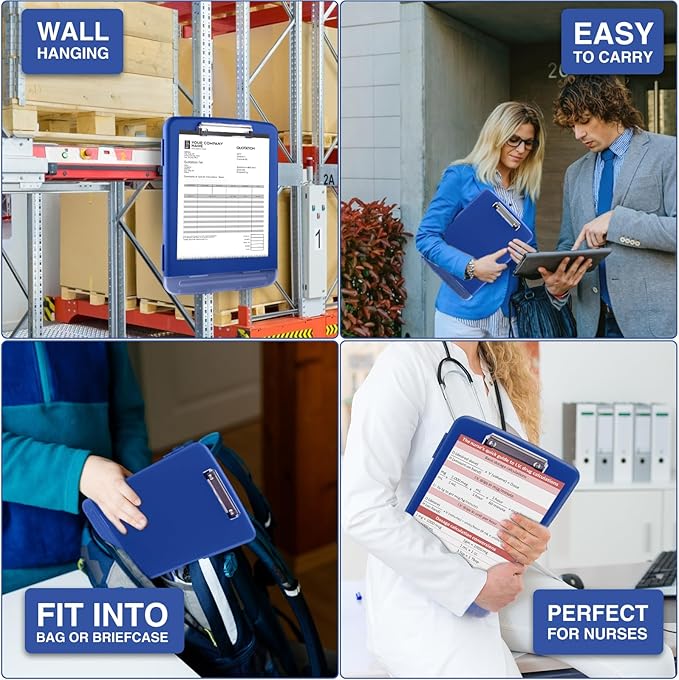 Sooez Clipboards with Storage, High Capacity Clip Boards 8.5x11 with Storage - Image 7