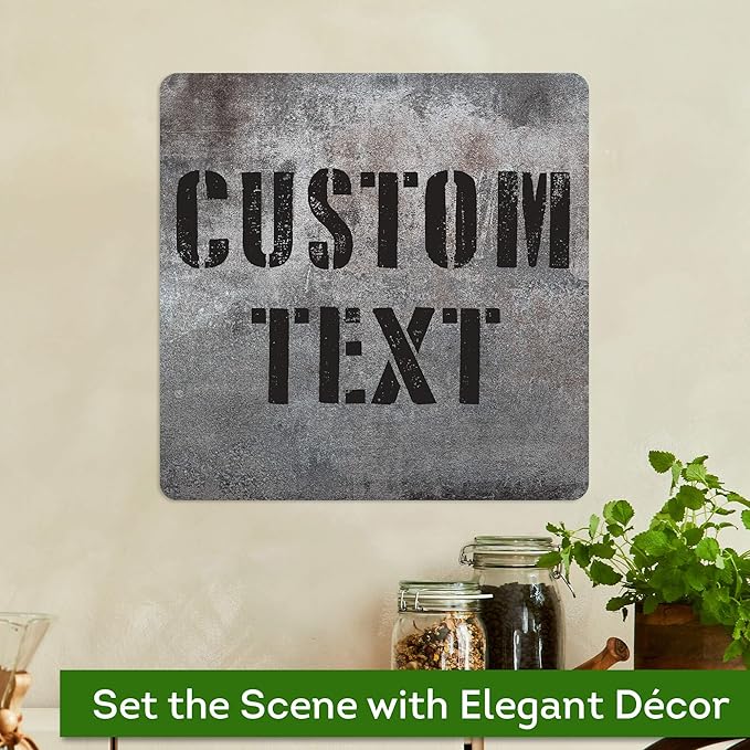 Custom Sign, Custom Street Sign, 11 Font Colors, 13 Font Styles, 4 Hole Options - Image 4