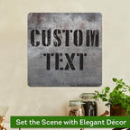 Custom Sign, Custom Street Sign, 11 Font Colors, 13 Font Styles, 4 Hole Options - Image 4