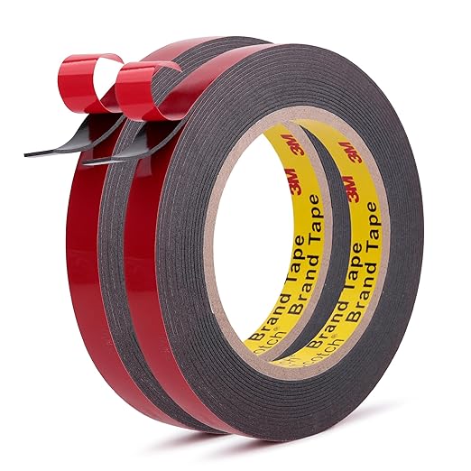 Automotive Acrylic Plus Attachment Tape 0.55" x 18Ft Made of 3M Pack of 2 by AdhesiveTapeAppliedtoLife