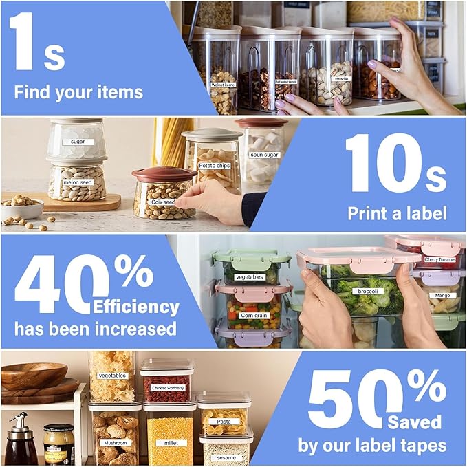 5pack 12mm 0.47'' TZe TZ Tape Laminated White Label Maker Tape Replacement - Image 5