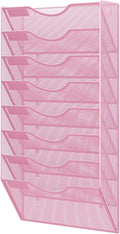 EasyPAG 8 Pocket Mesh Wall File Organizer, Hanging Paper Folder Holder by EasyPAG