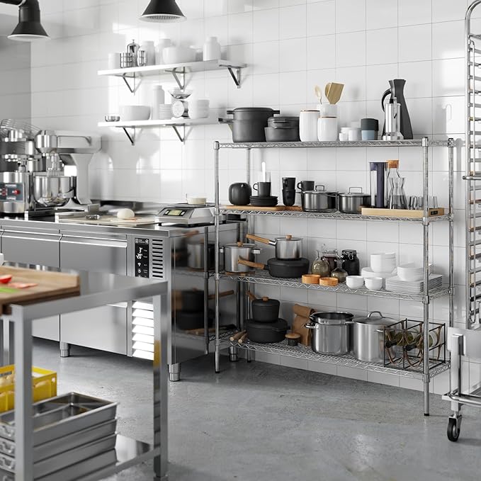 Regal Altair 14" Deep x 54" Wide x 54" Height Wire Shelving Kit | 4-Tier | NSF - Image 5