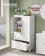 VASAGLE Floor Storage Cabinet, Freestanding Storage Unit - Image 4