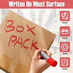 Fuutreo 32 Pcs Jumbo Permanent Markers Bulk Large Chisel Tip Permanent Markers - Image 5