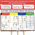 pmxboard Full Magnetic Agile Board Kit. Kanban Board, Scrum Board, Dry Erase - Image 3