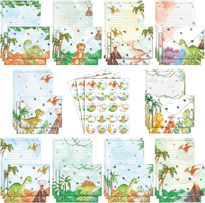 TaoBary 160 Pcs Stationery Paper Set 50 Double Sided Stationery Papers by TaoBary