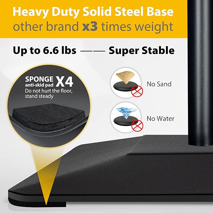 VAIIGO 3 Packs Heavy Duty Pedestal Poster Sign Stand, 8.5"x11" Adjustable Floor - Image 6