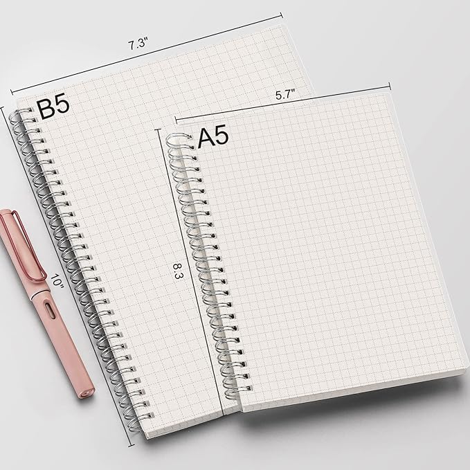 AHGXG Graph Paper Notebook Spiral 2 Pack - Image 4