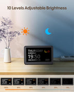 Clock with Day and Date for Elderly, 12 Display Modes, Dimmable Dementia - Image 5