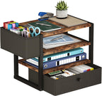 desk organizers and accessories, 4-tier paper letter tray, main product view
