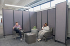 Versare Room Divider 360 Portable Wall Partition | Folding Panels | Large - Image 2