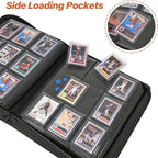 Sibonic 9 Pocket TopLoader Binder, Holds 360 3”x4” Toploader Hard Cases - Image 3