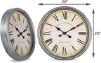 Bernhard Products Large Decorative Wall Clock 20 Inch Silent Non Ticking - Image 5