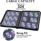 GEAoffice Top Loader Binder Holds 324 Cards, Side Loading 9 Pocket Card Binder - Image 2