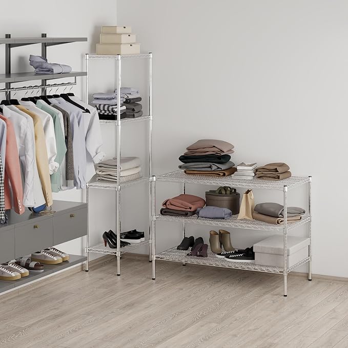 Regal Altair 24" Deep x 48" Wide x 34" Height Wire Shelving Kit | 3-Tier | NSF - Image 7