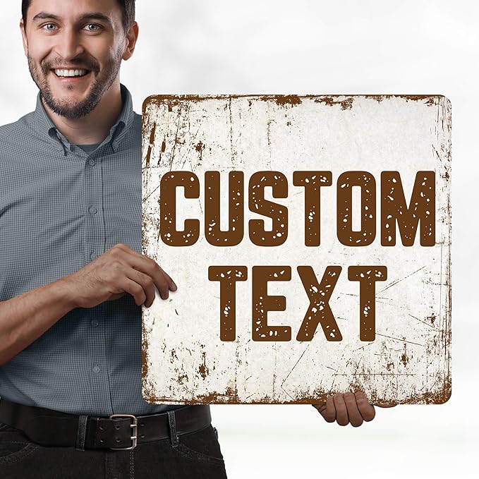 Custom Sign, Custom Street Sign, 11 Font Colors, 13 Font Styles, 4 Hole Options - Image 2