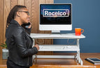 Rocelco 32" Height Adjustable Standing Desk Converter - Image 2