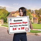 Custom 24x18 Aluminum Sign – Personalized Metal Sign - Image 4