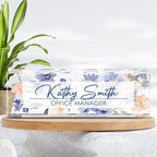 Personalized Name Plate for Desk, Custom Desk Name Plate, Acrylic Name Plate - Image 7