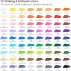 ARTEZA Inkonic Fineliners Pens, 0.4 mm Fine Tip Markers, Water-Based Art Pens - Image 2