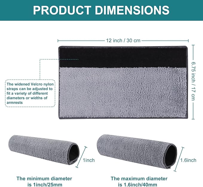 2 Pcs Small Armrest Pads Covers - Image 5