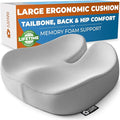 5 STARS UNITED Seat Cushion for Tailbone Pain Relief – Large Memory Foam by 5STARSUNITED