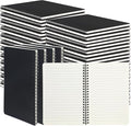 miikoul 100 Packs A5 Spiral Notebooks, 60 Sheets/120 Pages, Hardcover Lined by Welcometomiikoul