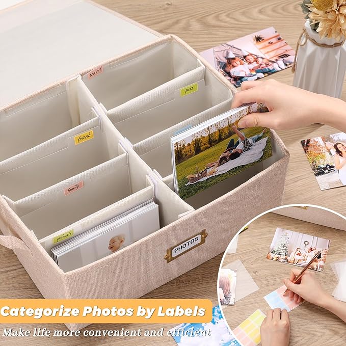 Erogeen Decorative Photo Storage Box - Image 5