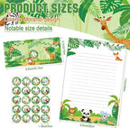 TaoBary 160 Packs Stationery Paper Set 60 Round Dot Sticker, 10 Design - Image 4