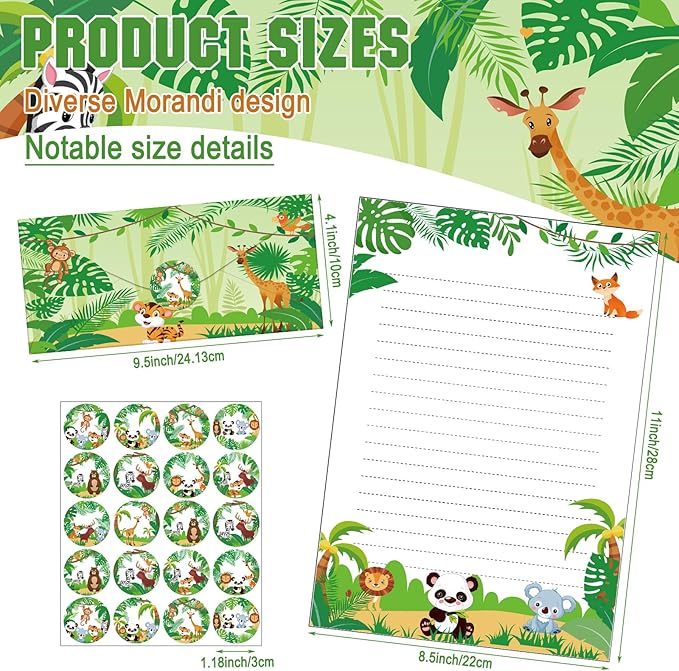 TaoBary 160 Packs Stationery Paper Set 60 Round Dot Sticker, 10 Design - Image 4