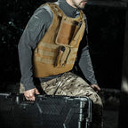 Tactical Single/Double Pistol Mag Pouch Outdoor Molle Open-Top Magazine Pouch - Image 6