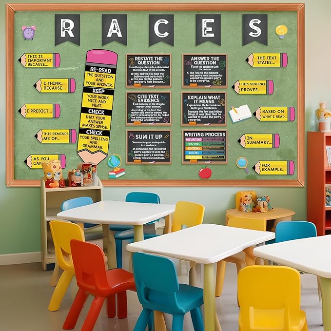 Pasimy Races Writing Strategy Bulletin Board Set Writing Process Posters - Image 7