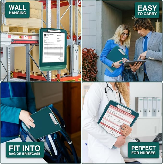 Sooez Clipboards with Storage, High Capacity Clip Boards 8.5x11 with Storage - Image 7