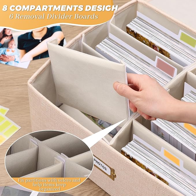 Erogeen Decorative Photo Storage Box - Image 4